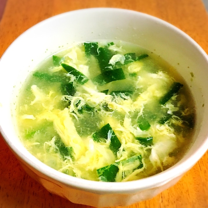 ʚ♡ɞニラ&玉子白だしメインの和風スープʚ♡ɞ